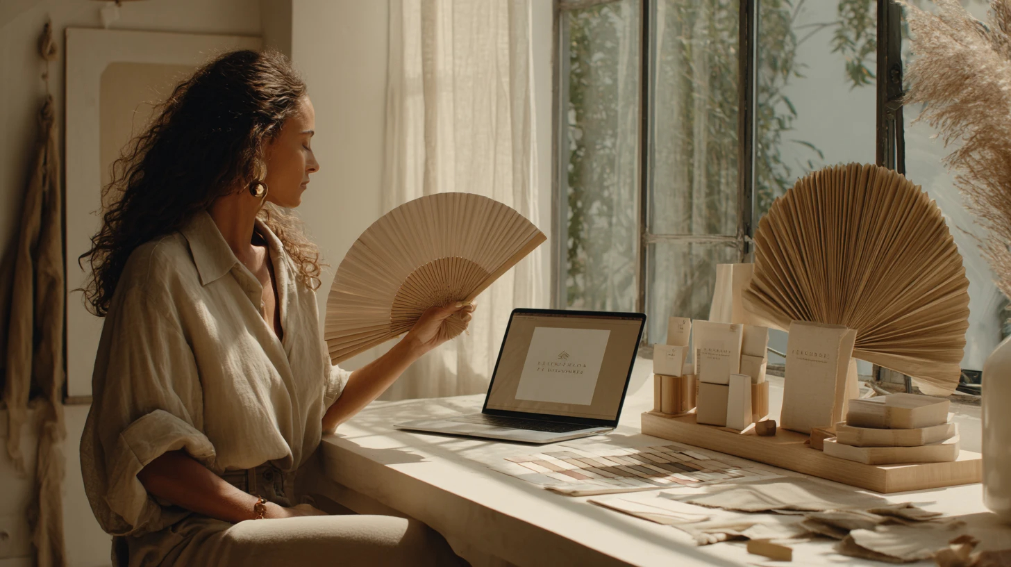 Abanicos de madera sostenibles para eventos