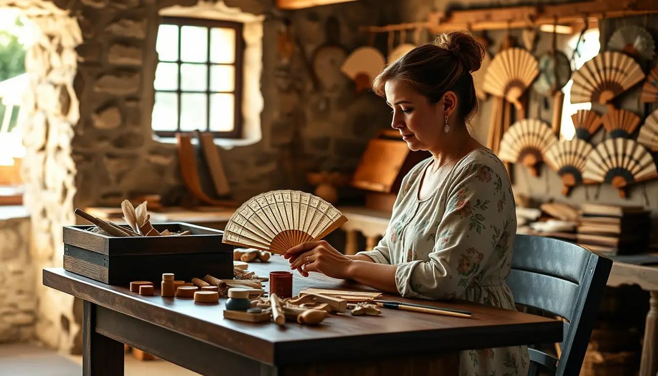 Descubre las diferencias entre los abanicos artesanales e industriales