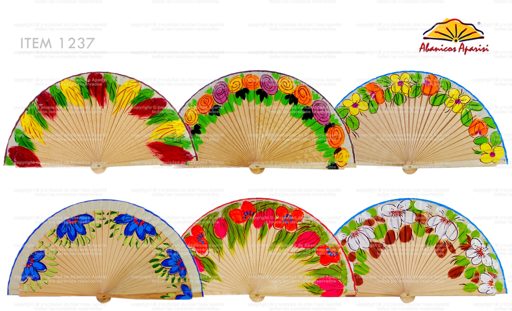 1237 – hand painted on 2 sides with assorted designs