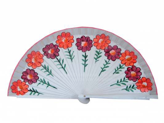 4205/SU – Wood fan flowers 1 side