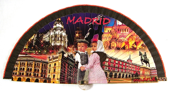 60221 – wooden Madrid fan