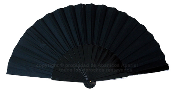 623/1 – Large wooden fan black color
