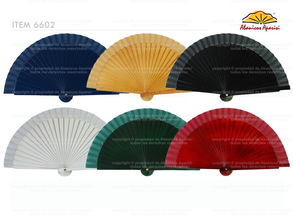 6602 – “fiesta” mini fan coloured on 2 sides