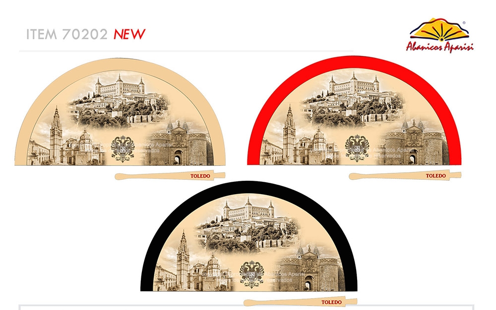 70202 – Acrylic fan Toledo day