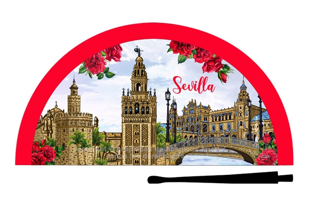 70235 – Acrylic fan Sevilla monuments