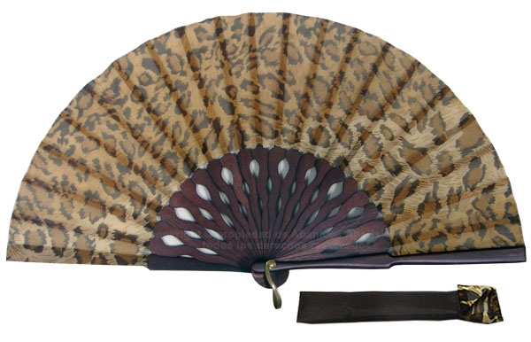 8055- Handcrafted Wooden Fan