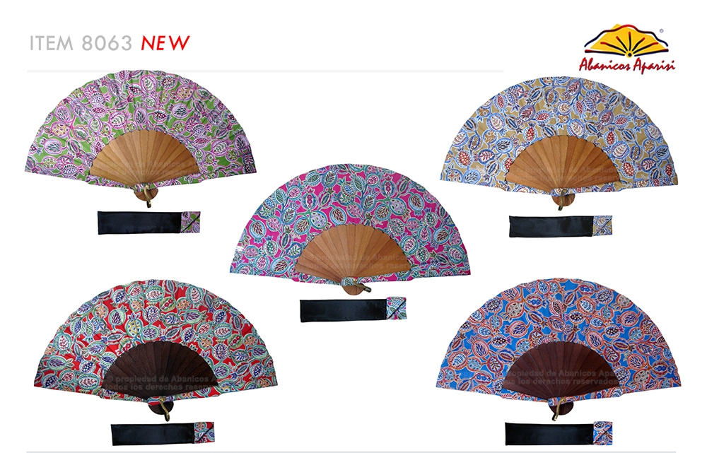 8063 – Handcrafted Wooden Fan