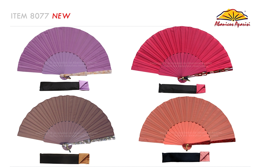 8077 – Handcrafted Wooden Fan