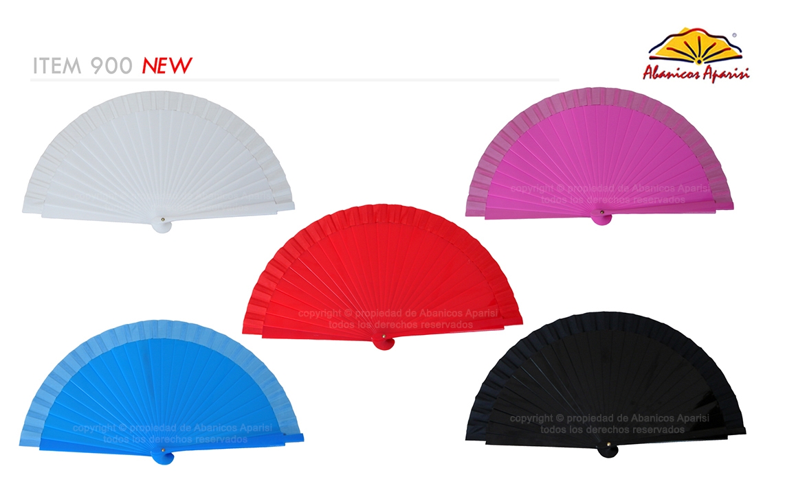 900 – Acrylic fan assorted color