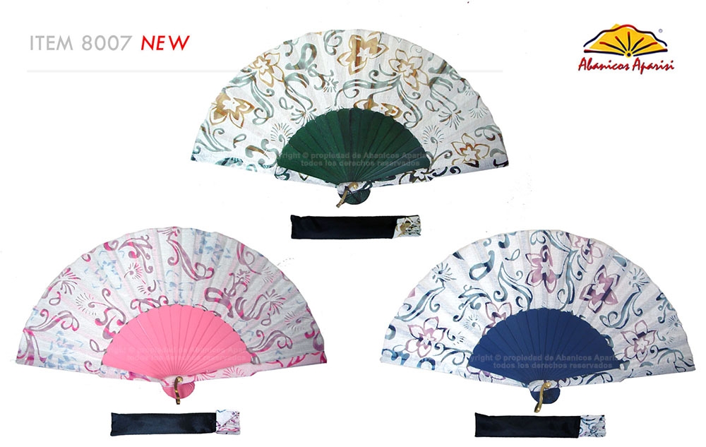 8007 – Handcrafted Wooden Fan