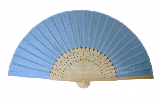 08 – Bamboo fan coloured fabric + individual box