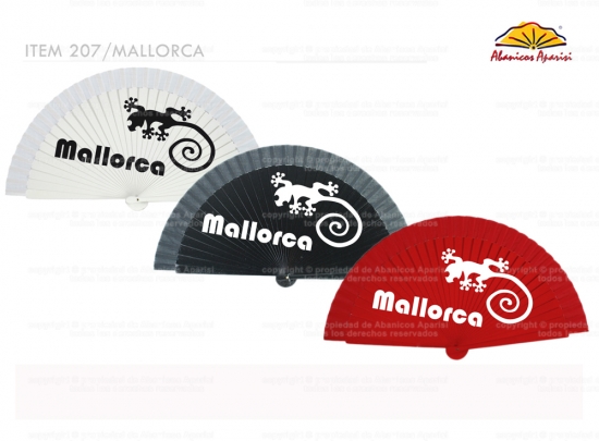 207/MALLORCA – Mallorca wooden fan