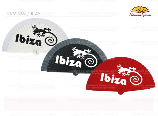 207/IBIZA – Ibiza wooden fan