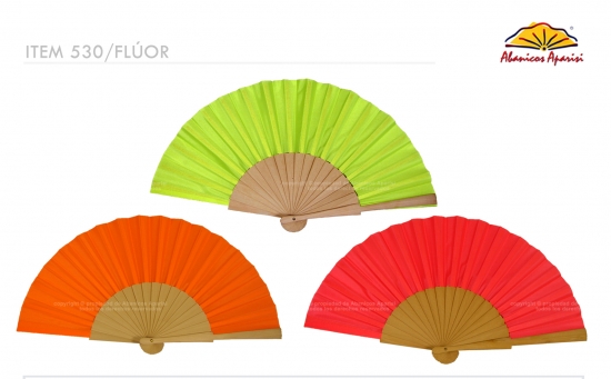 530/Fluor – Wood fan fluorescent color