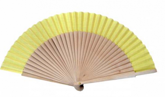 6014BIS – Natural wood fan fabric in colors