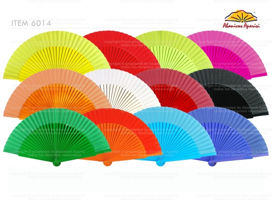 6014 – assorted fans with plain colors