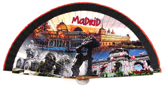 60220 – wooden Madrid fan