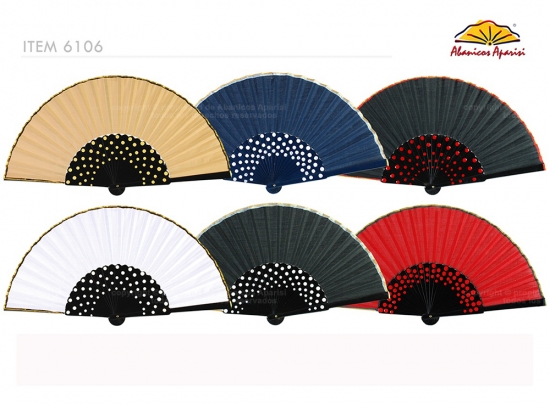 6106 – assorted fans with dots