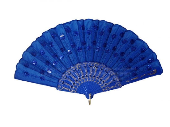 618/SU – Plastic fan peacock assorted colors