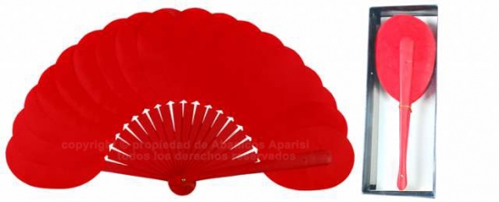 6305/11 – Shaped wooden handbag fan in individual box