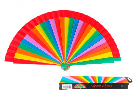 700/Arcoiris - Acrylic rainbow fan