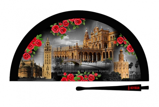 70206 – Acrylic fan Sevilla night