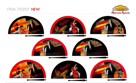 70207 – Acrylic fan Spain flamenco