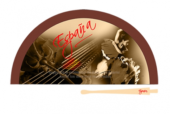 70208 – Acrylic fan Spain flamenco day