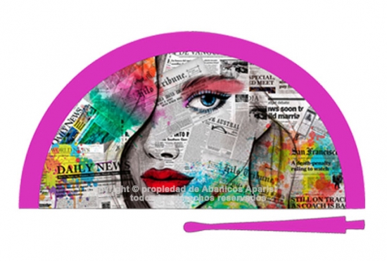 70216 – Acrylic fan Newspaper face