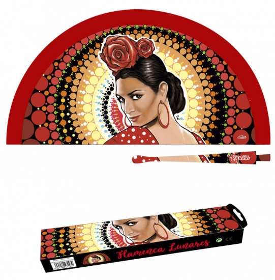 70223 – Acrylic flamenca dot fan