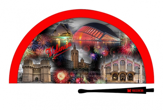 70227 – Acrylic fan Valencia fireworks