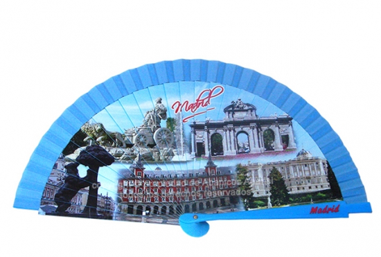 74099 – Acrylic fan Madrid monuments