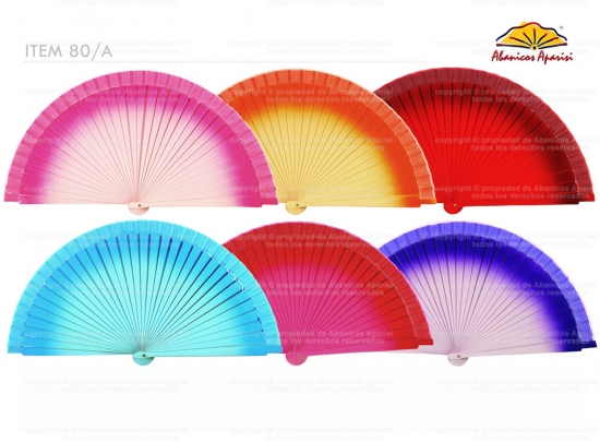 80/A – assorted fans with blurred color