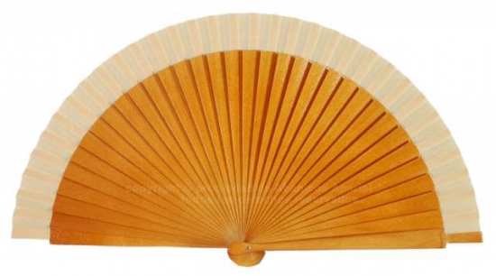 80 – Wooden fans in a selection of colours