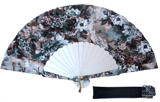 8034- Handcrafted Wooden Fan