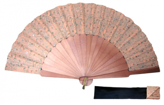 8045- Handcrafted Wooden Fan