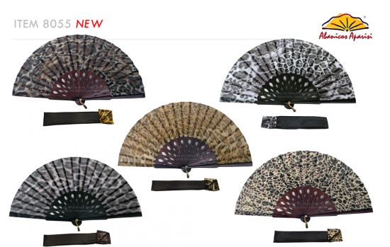 8055- Handcrafted Wooden Fan