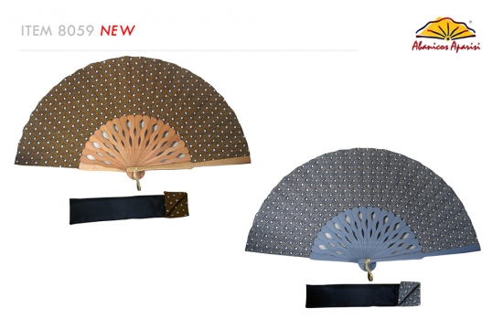 8059 – Handcrafted Wooden Fan