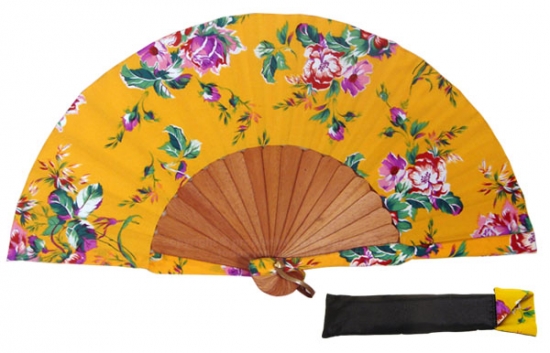 8065 – Handcrafted Wooden Fan