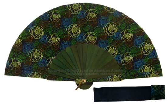 8066 – Handcrafted Wooden Fan