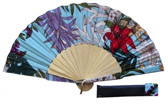 8067 – Handcrafted Wooden Fan