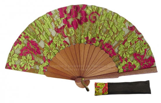 8072- Handcrafted Wooden Fan