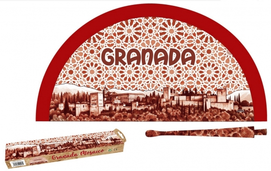 9203 - Abanico madera sublimación Granada