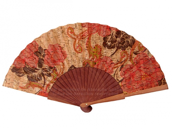 9901 – Polished wood fan cork fabric