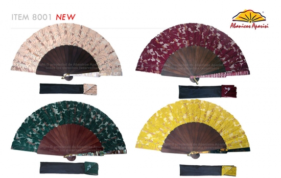 8001 – Handcrafted Wooden Fan