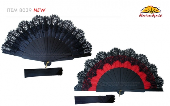 8039- Handcrafted Wooden Fan