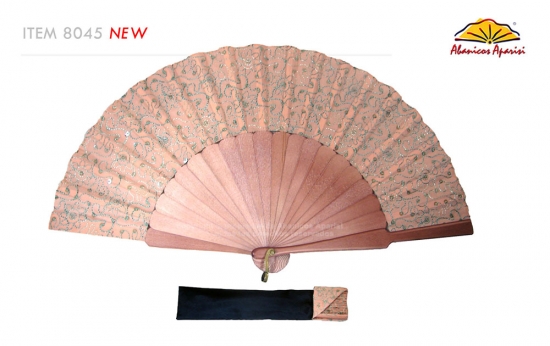 8045- Handcrafted Wooden Fan